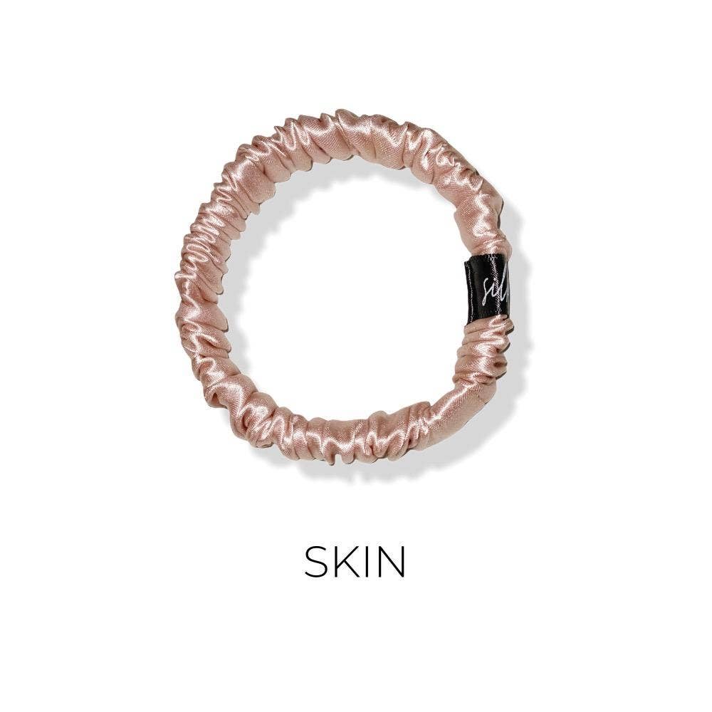 Silknlove Co. - Skinny Silk Scrunchie: Oat