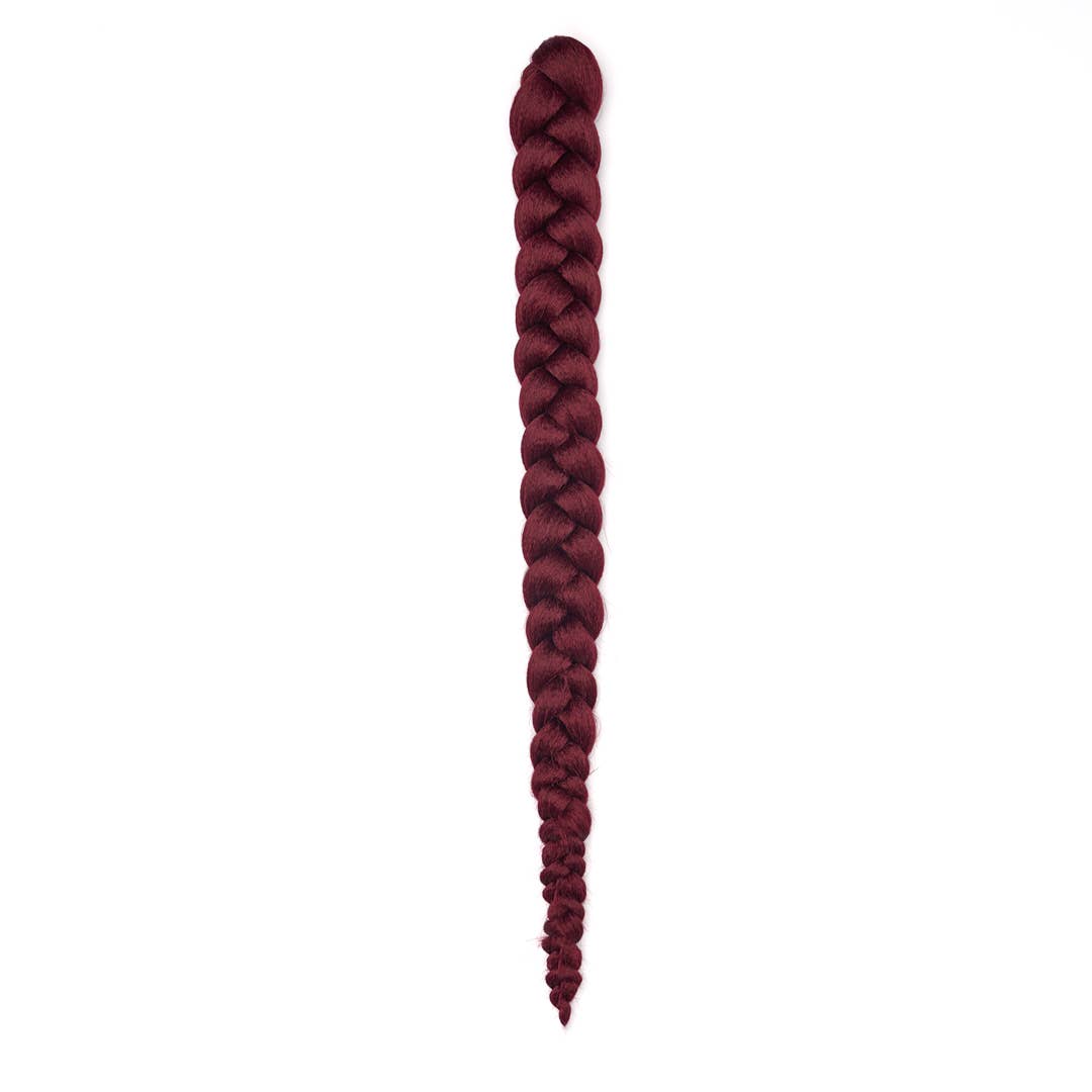Dosso Beauty - (Single Packs) Pre-Stretched Hypoallergenic Braiding Hair: 1B / 16"