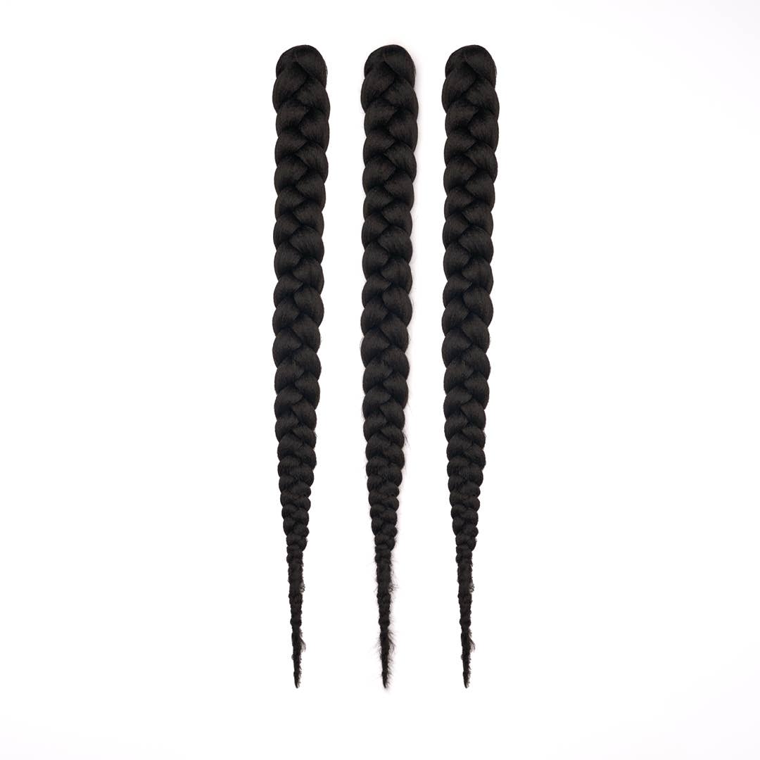 Dosso Beauty - 3 Bundle Pack Pre-stretched Hypoallergenic Braiding Hair: 1B/27/613
