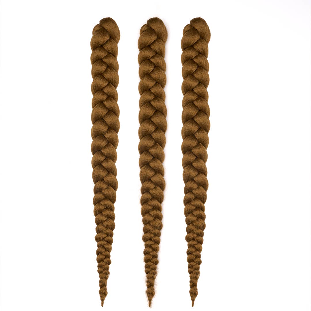 Dosso Beauty - 3 Bundle Pack Pre-stretched Hypoallergenic Braiding Hair: 1B/39J