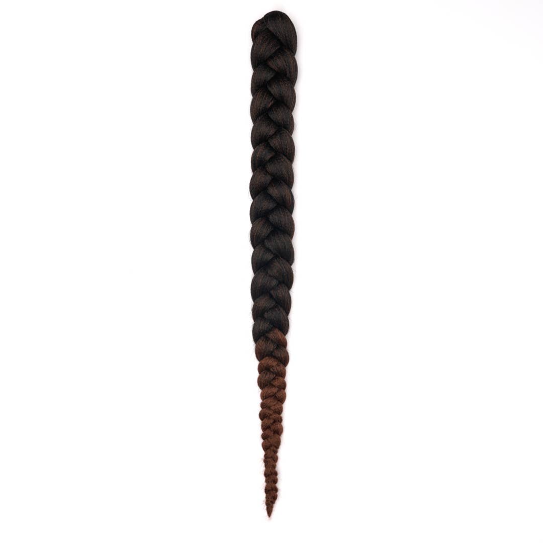 Dosso Beauty - (Single Packs) Pre-Stretched Hypoallergenic Braiding Hair: 1B / 16"