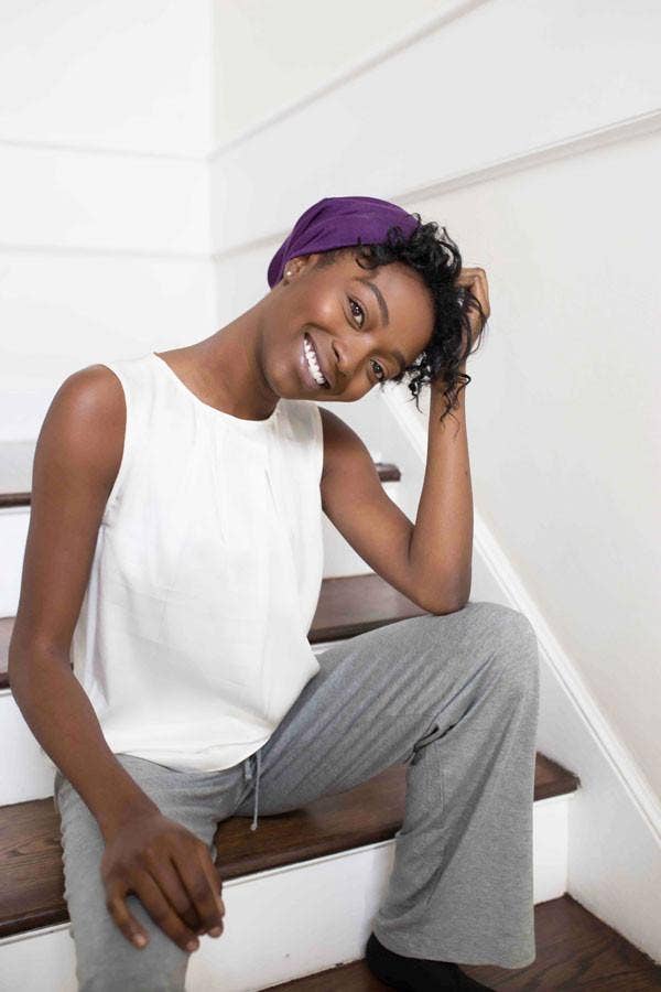 Grace Eleyae - The Slap (Satin-lined cap) - Purple: Purple / M-Original