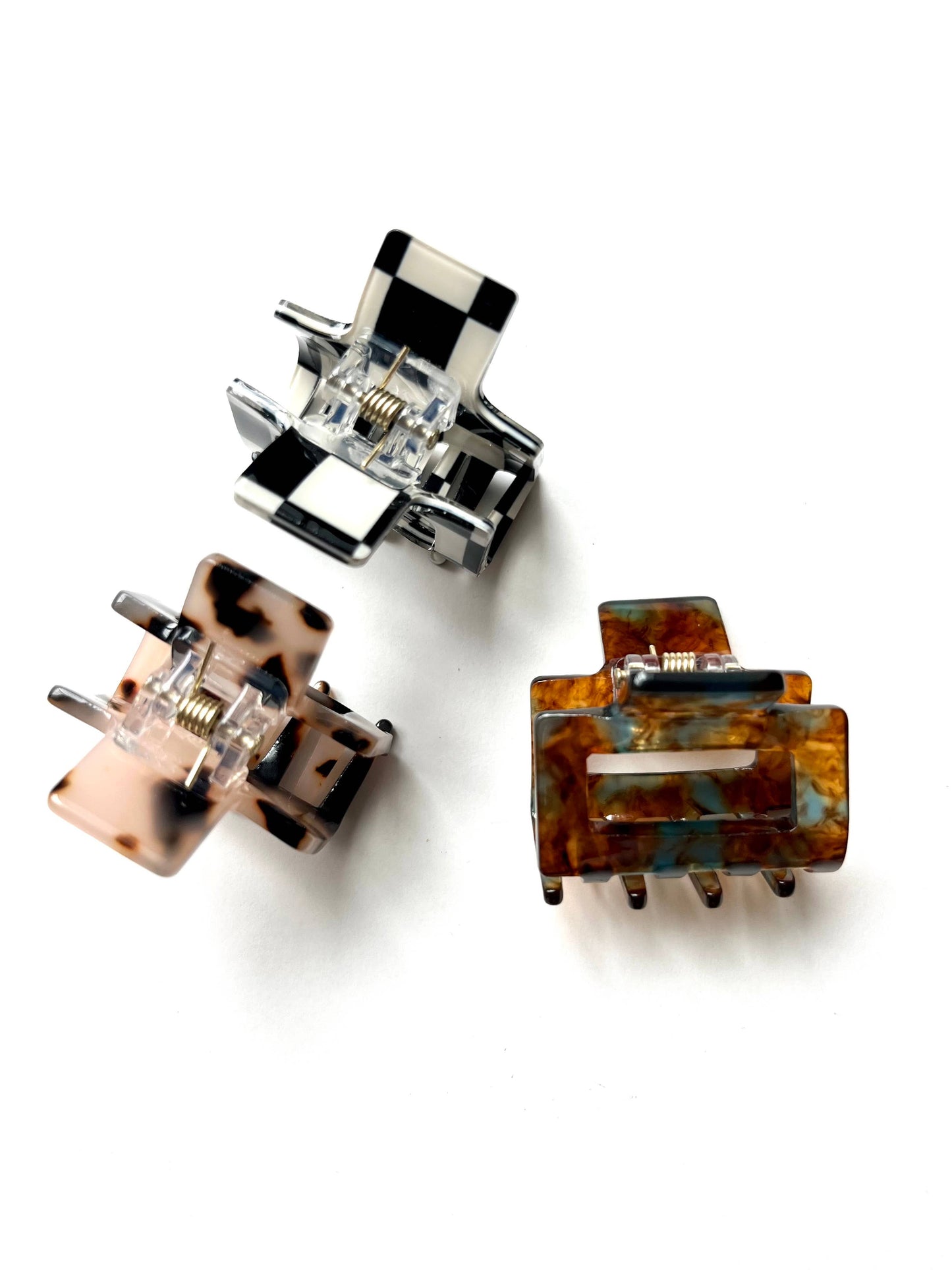 Frosting Company - Extra Small Square Hair Clips - xs
