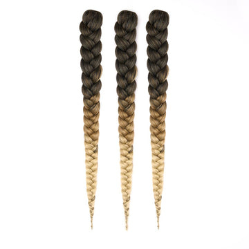 Dosso Beauty - 3 Bundle Pack Pre-stretched Hypoallergenic Braiding Hair: 1B/27/613