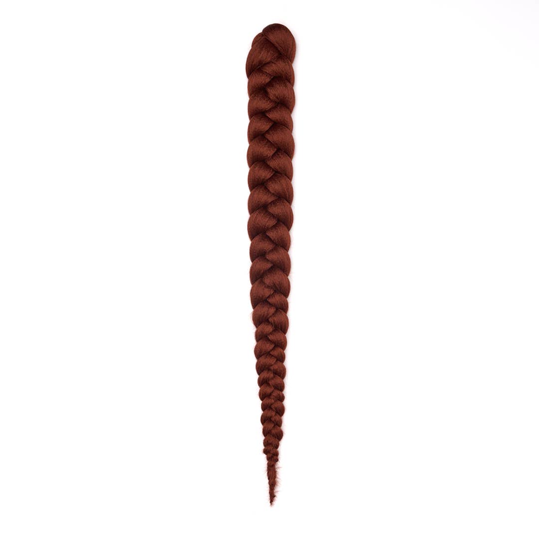 Dosso Beauty - (Single Packs) Pre-Stretched Hypoallergenic Braiding Hair: 1B / 16"