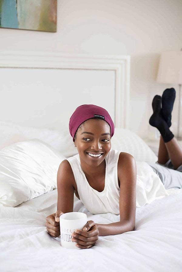 Grace Eleyae Inc. - The Slap (Satin-lined cap) - Wine Red: Wine / M-Original