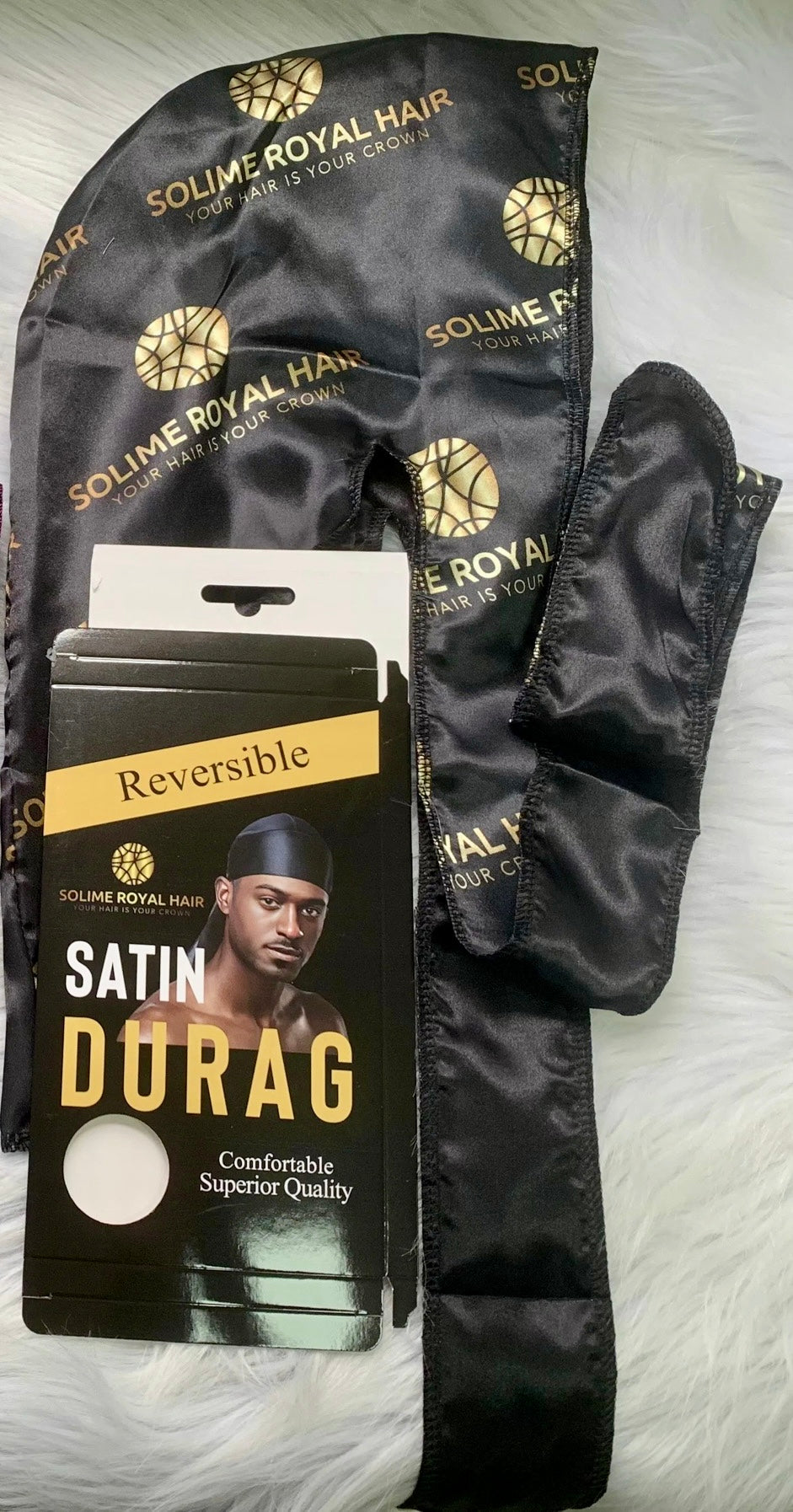 Solime Royal Hair - Reversible Durag - Adult Size