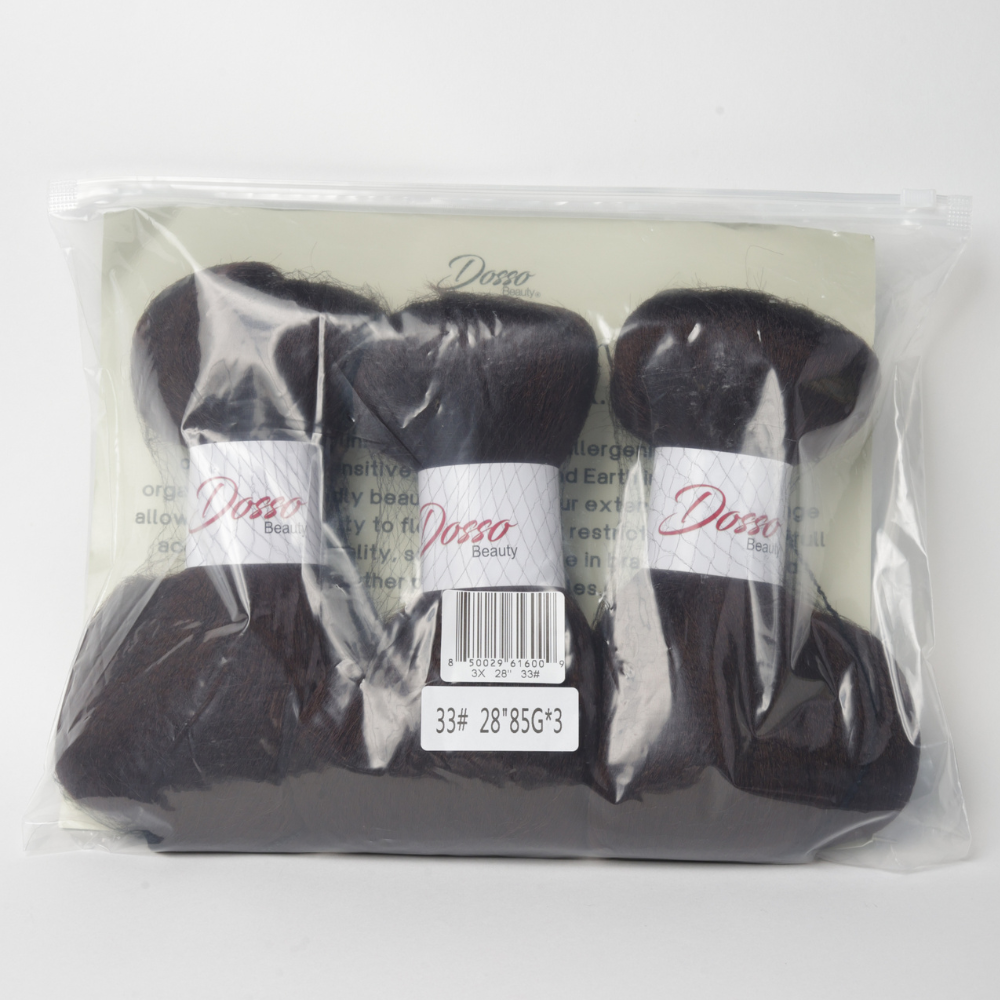 Dosso Beauty - 3 Bundle Pack Pre-stretched Hypoallergenic Braiding Hair: 101