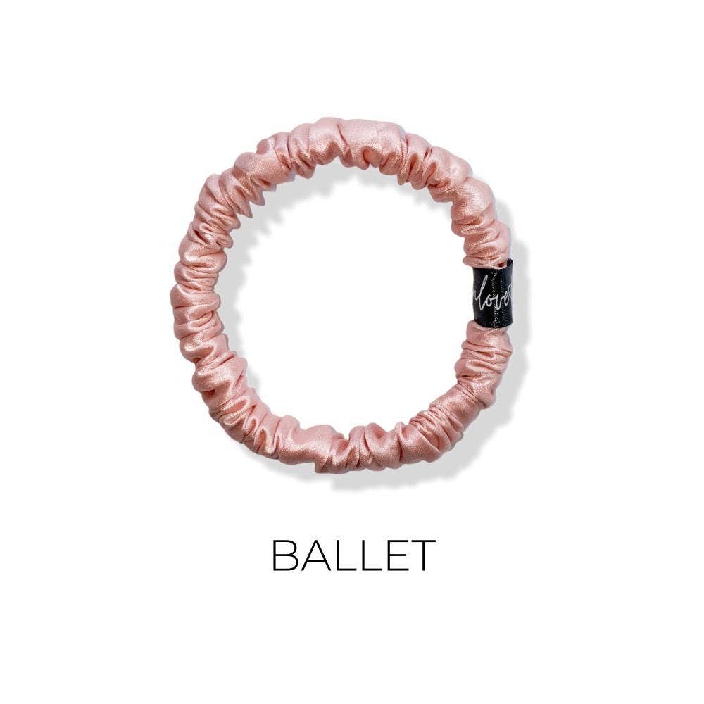 Silknlove Co. - Skinny Silk Scrunchie: Oat