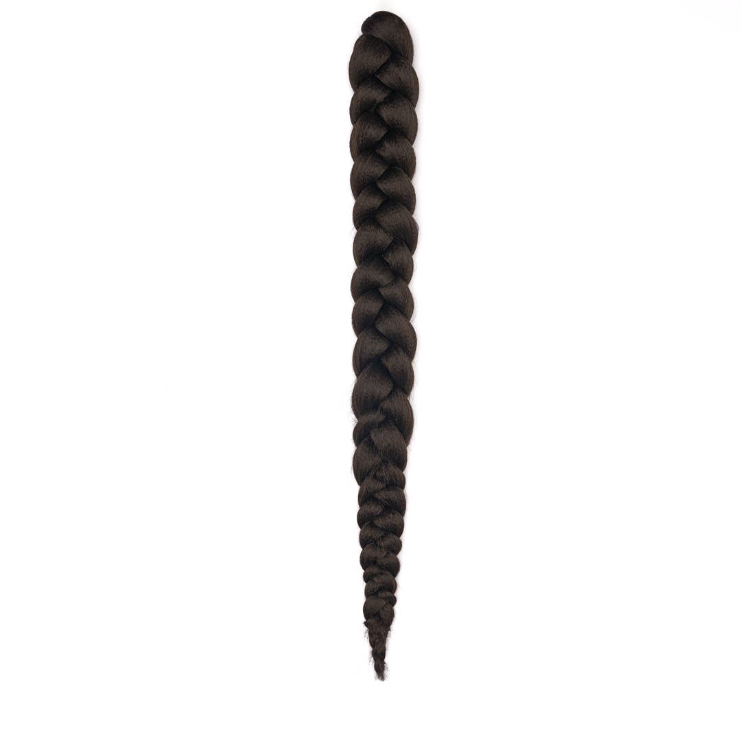 Dosso Beauty - (Single Packs) Pre-Stretched Hypoallergenic Braiding Hair: 4 / 16"