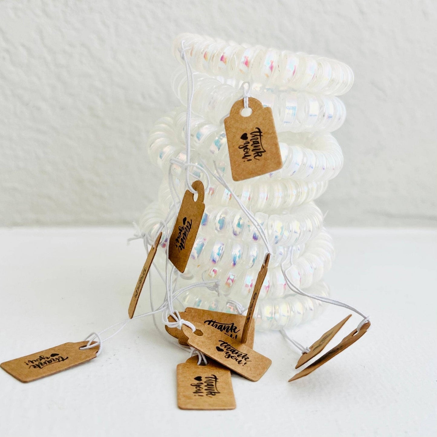 Tiny Gift Society - Thank You Gifts Holo Hair Coils Telephone Cord Hair Ties