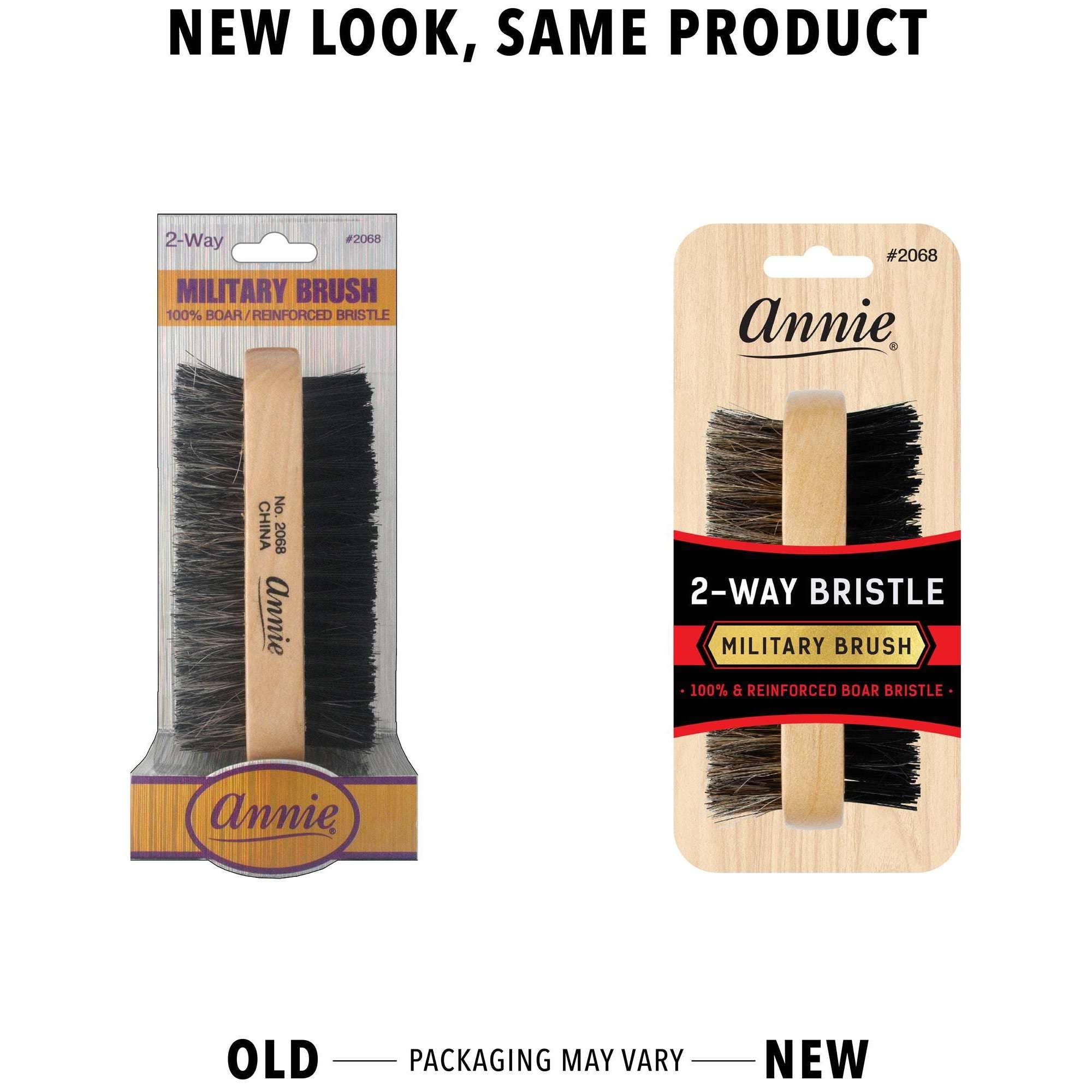Annie International, Inc. - Annie Two Way Military Brush Boar Bristle Soft and Hard