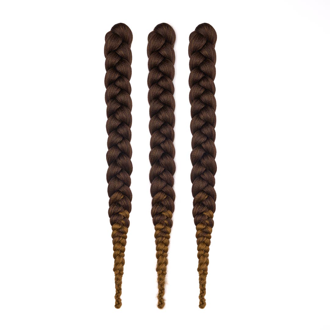 Dosso Beauty - 3 Bundle Pack Pre-stretched Hypoallergenic Braiding Hair: 1B/39J