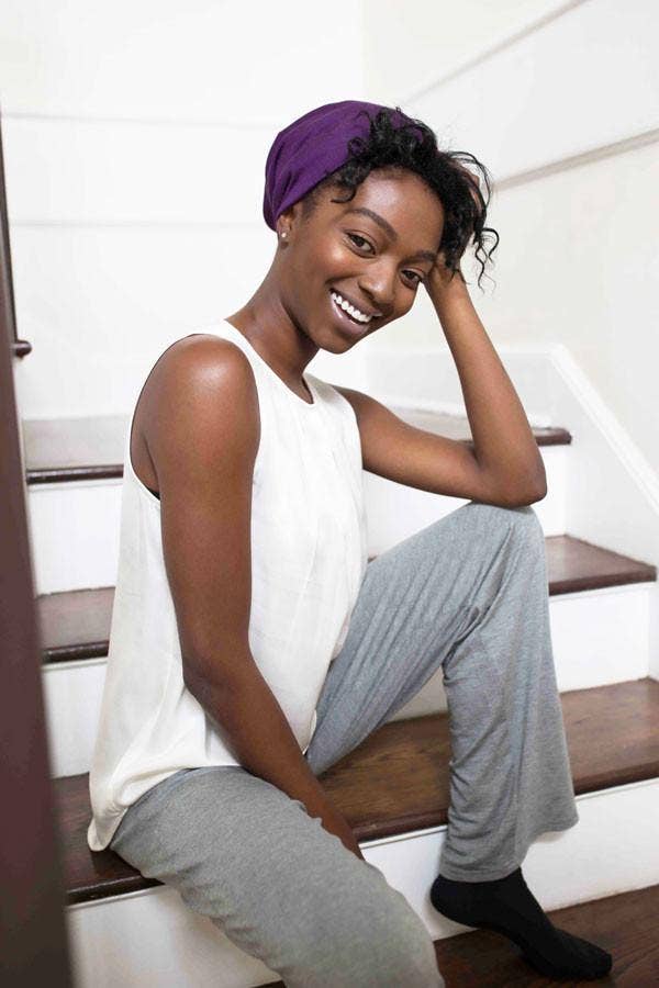 Grace Eleyae - The Slap (Satin-lined cap) - Purple: Purple / M-Original