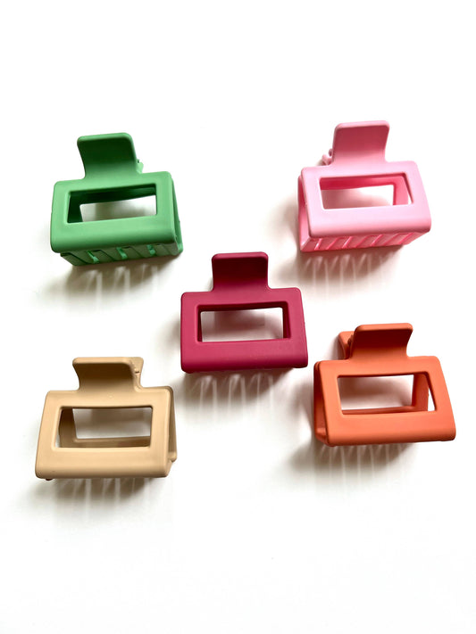 Frosting Company - Small Square Hair Claw Clips