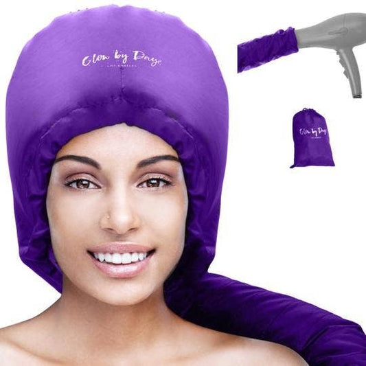 Glow by Daye - Soft Bonnet Hood Dryer Attachment: Purple