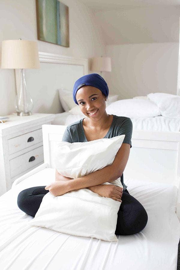 Grace Eleyae Inc. - The Slap (Satin-lined cap) - Navy: Navy / L