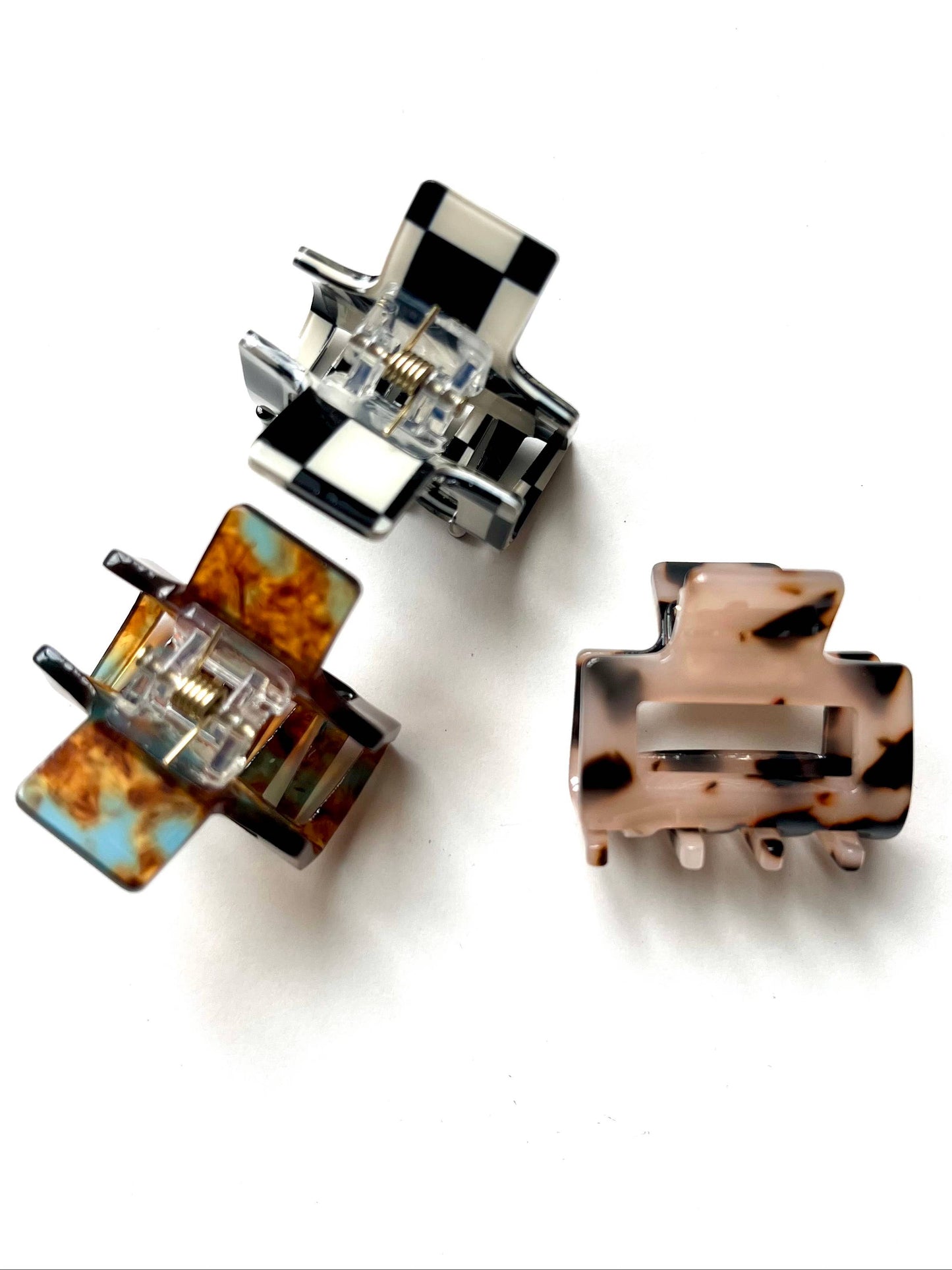Frosting Company - Extra Small Square Hair Clips - xs