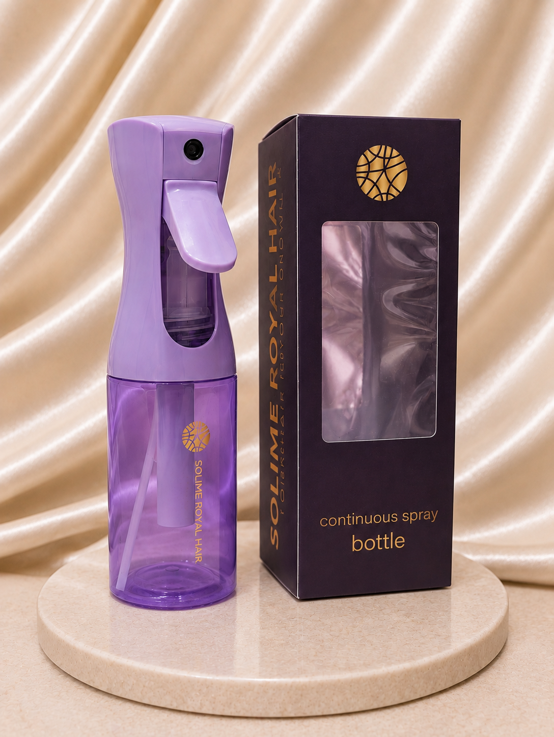 Solime Royal Hair - Continuous Spray Bottle - 200ml - Purple