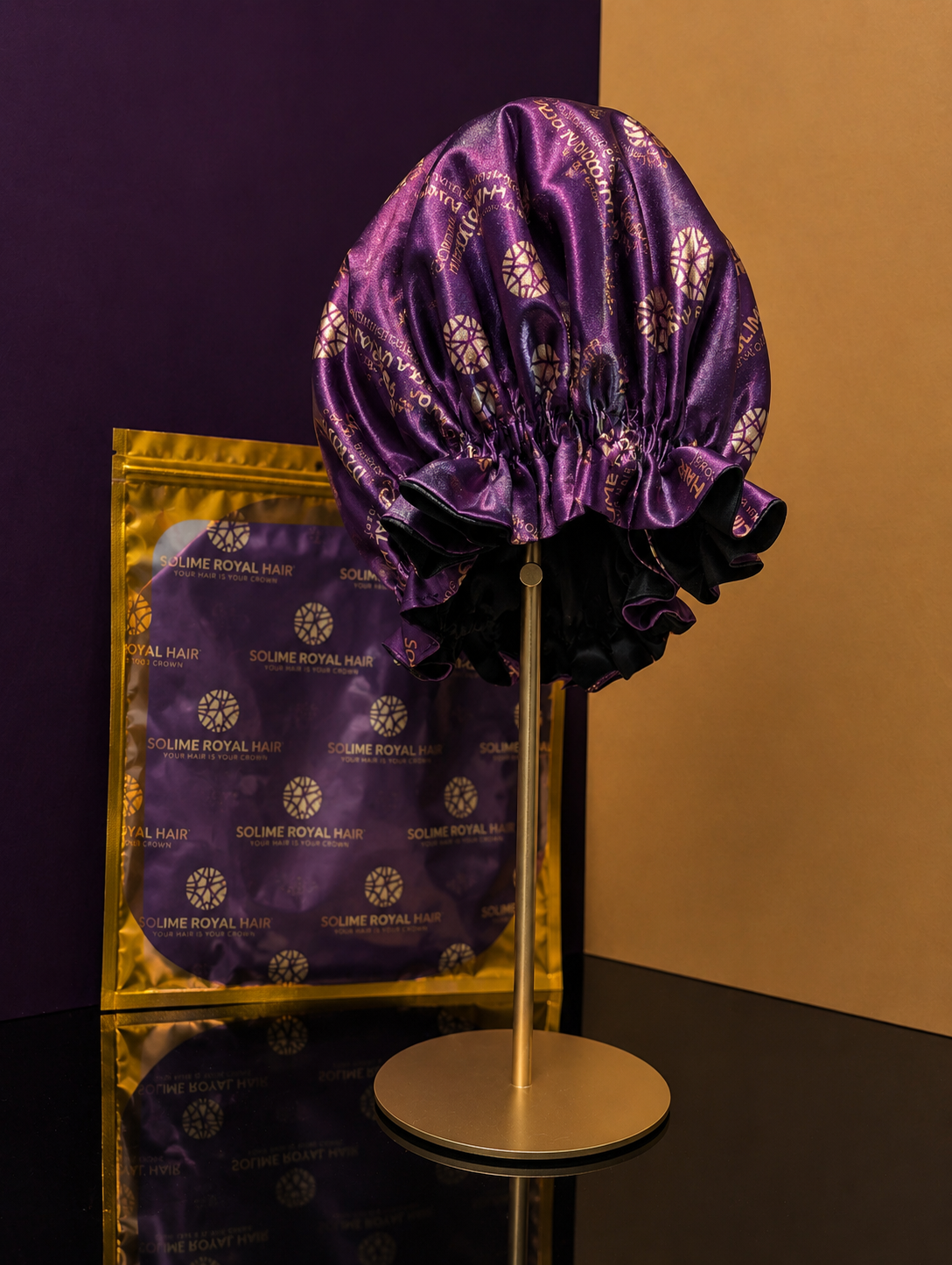 Reversible Satin Sleep Bonnet – French Style