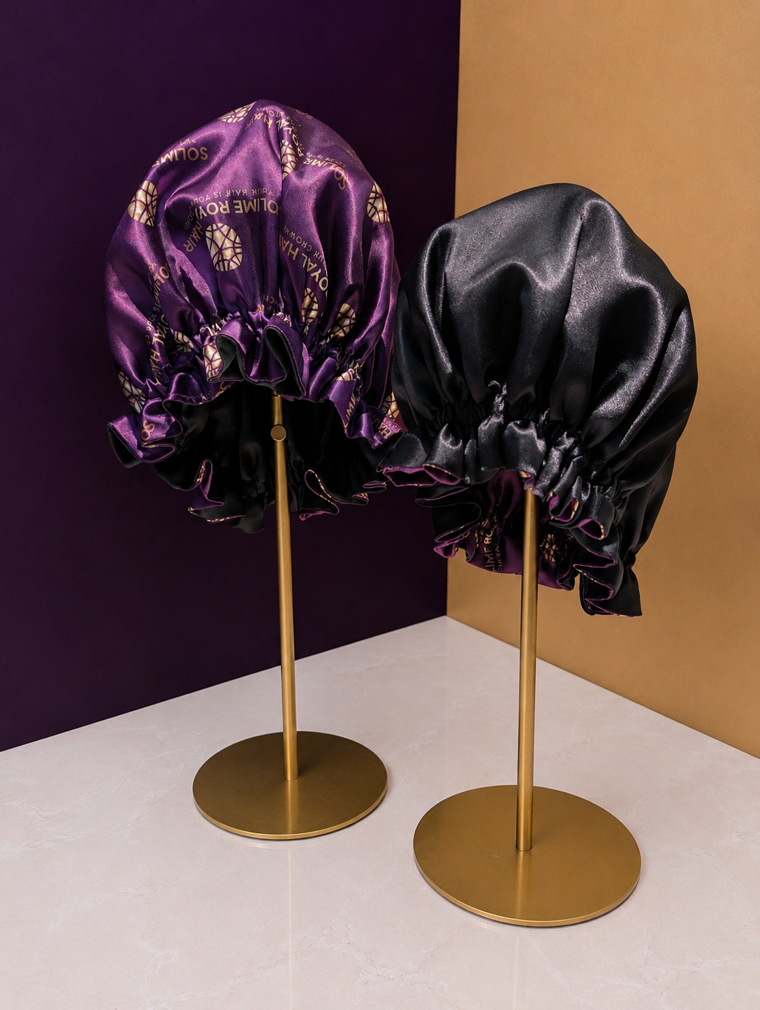 Reversible Satin Sleep Bonnet – French Style