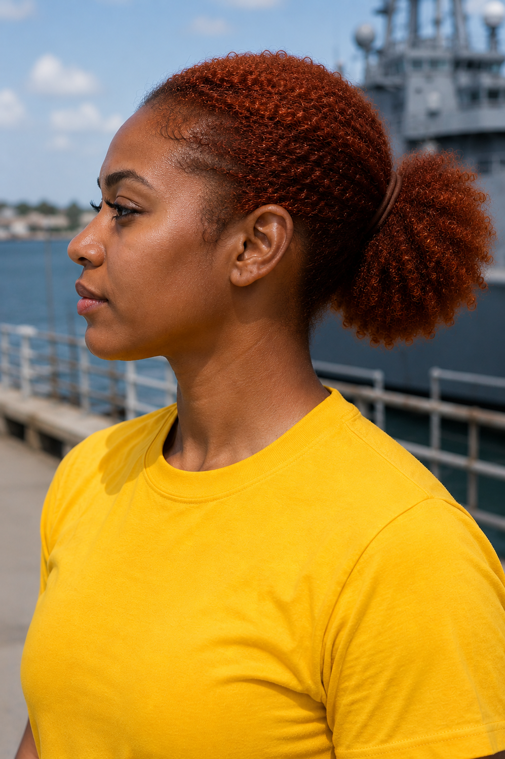 Recycled Nylon Headbands Set (10 Pack)  Beige & Yolk Yellow