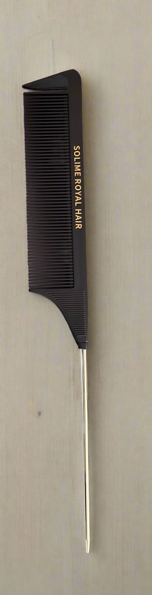 Solime Royal Hair - Rat Tail Comb - Black