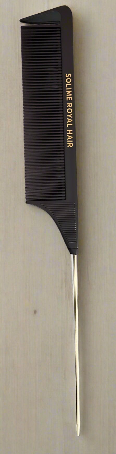 Solime Royal Hair - Rat Tail Comb - Black