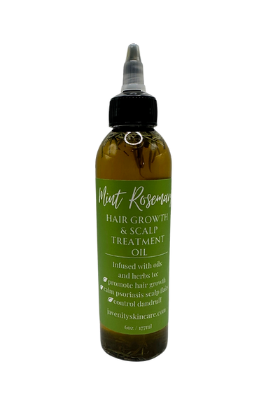 Mint Rosemary Hair Growth & Scalp Treatment Oil - Javenity Skincare