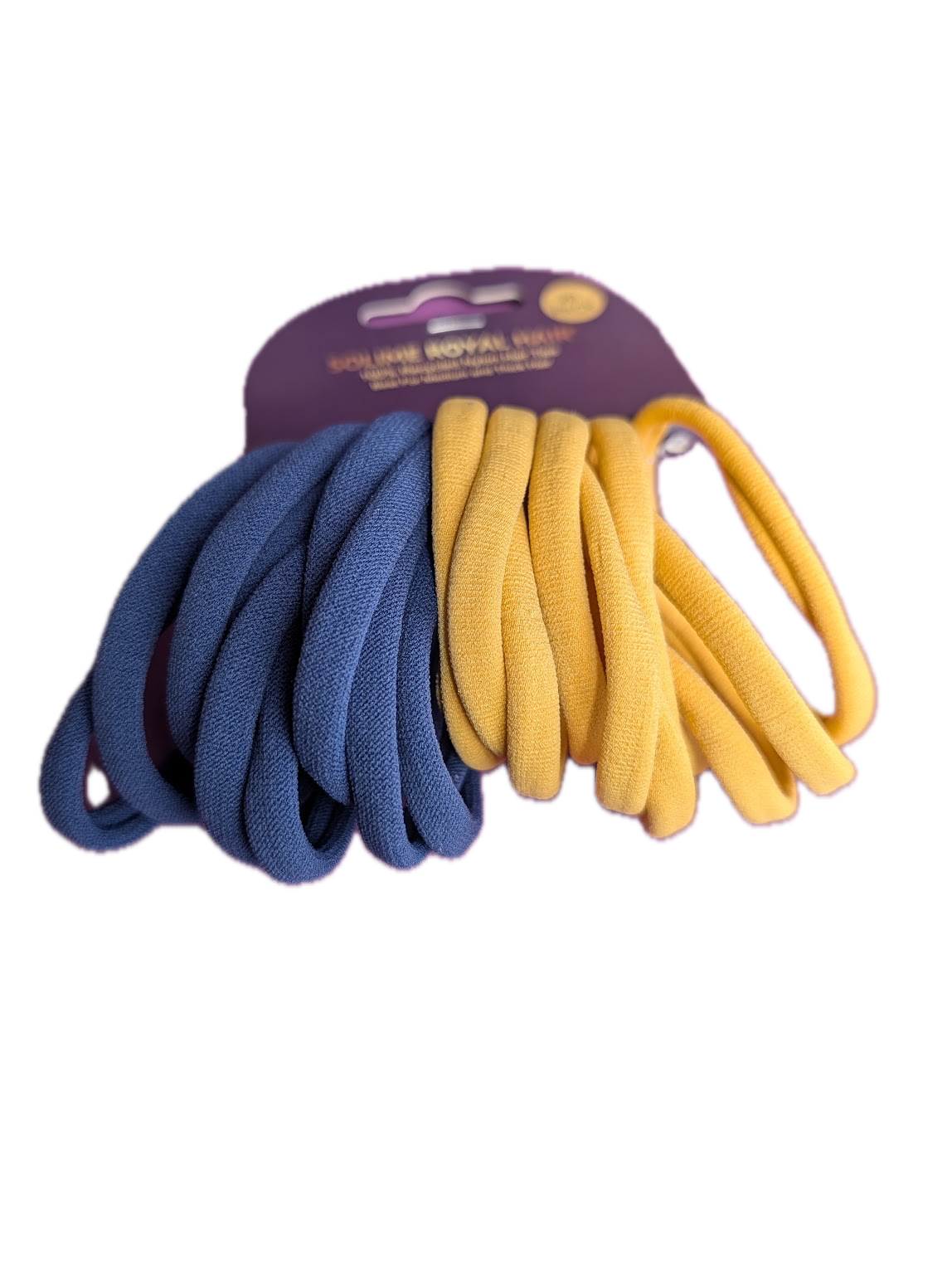 Recycled Nylon Headbands Set (10 Pack)  Blue & Yellow