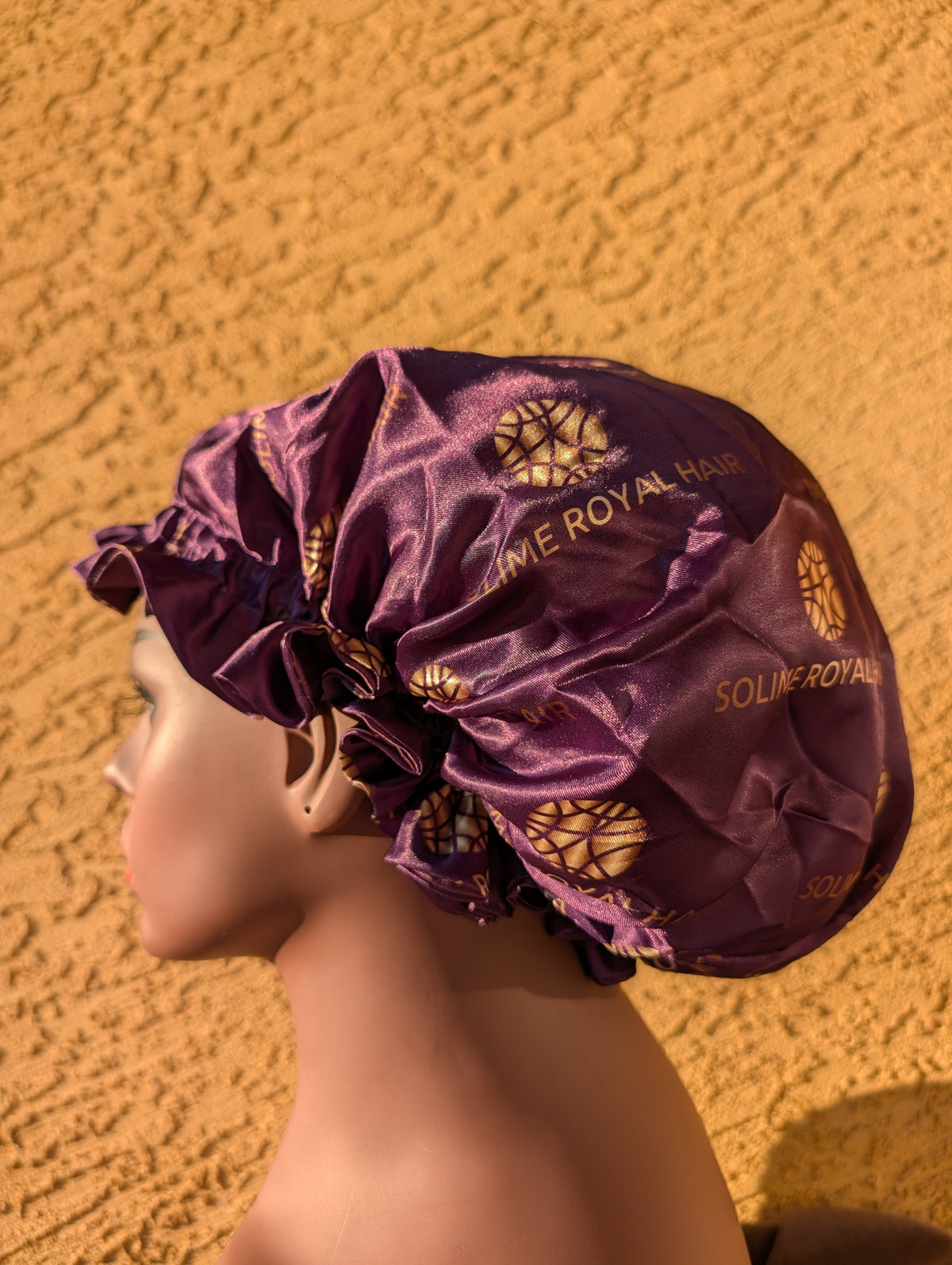 Reversible Satin Sleep Bonnet – Black