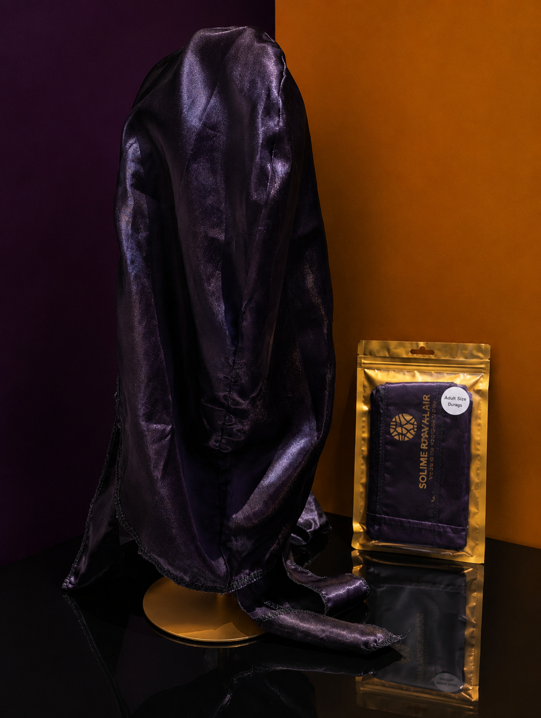 Solime Royal Hair - Reversible Durag - Adult Size