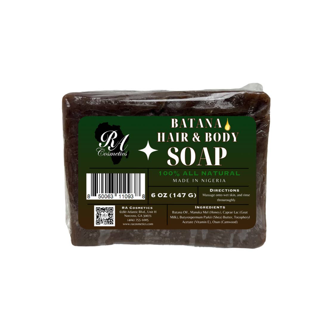 RA Cosmetics - 100% Batana Hair & Body Soap Bar - 6oz
