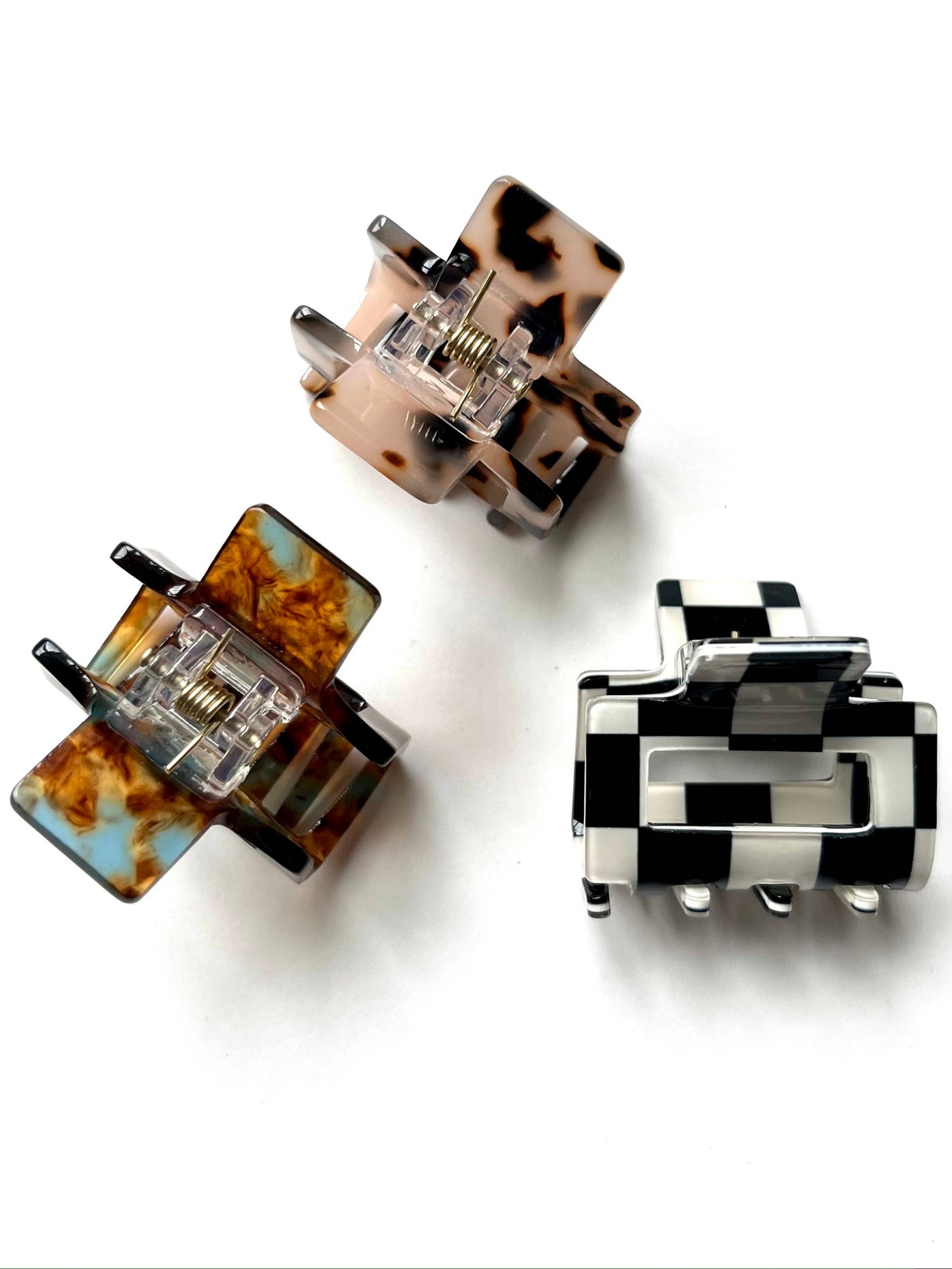 Frosting Company - Extra Small Square Hair Clips - xs