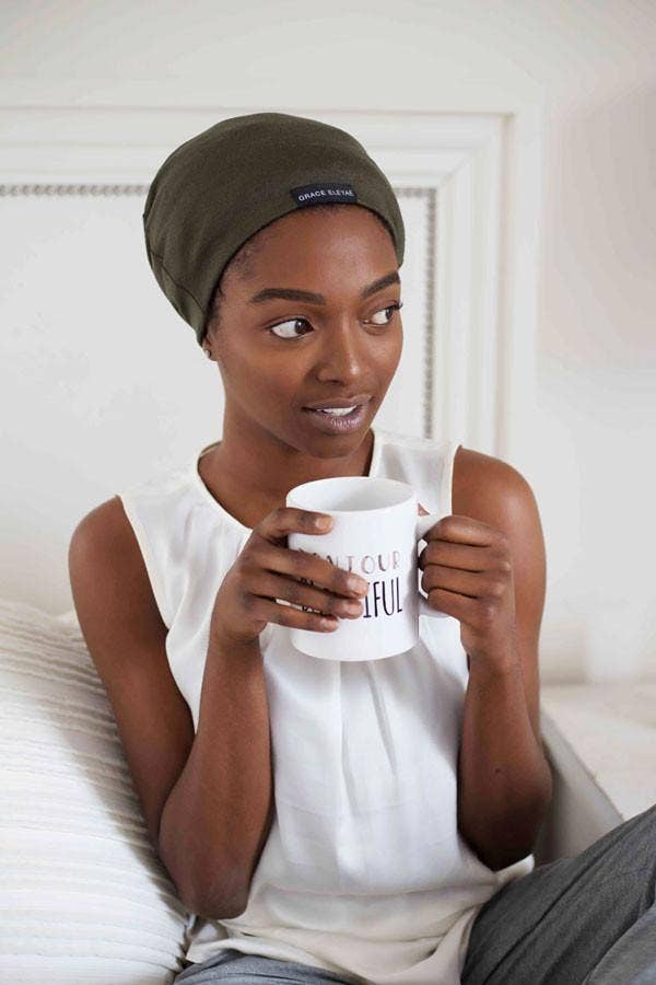 Grace Eleyae Inc. - The Slap (Satin-lined cap) - Olive Green: Olive / M-Original