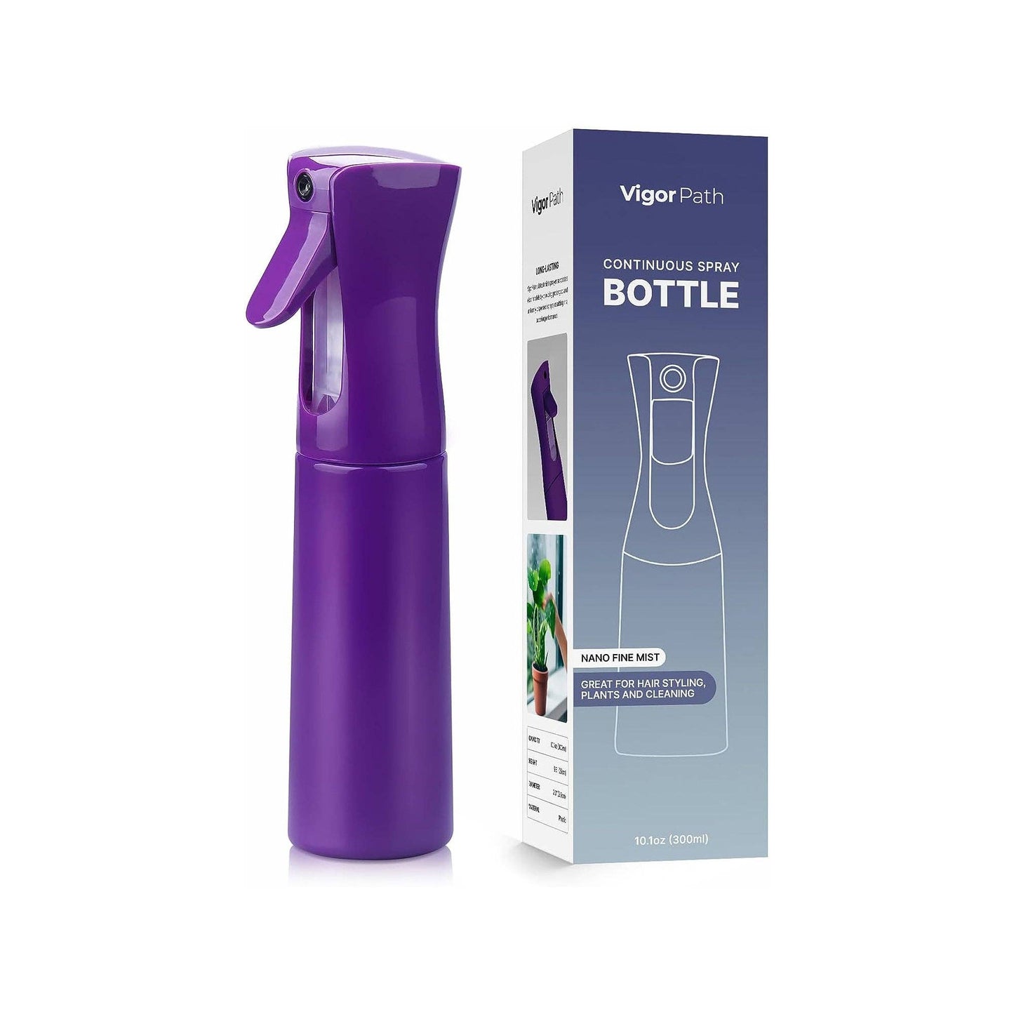 Vigor Path - Continuous Spray Bottle with Ultra Fine Mist